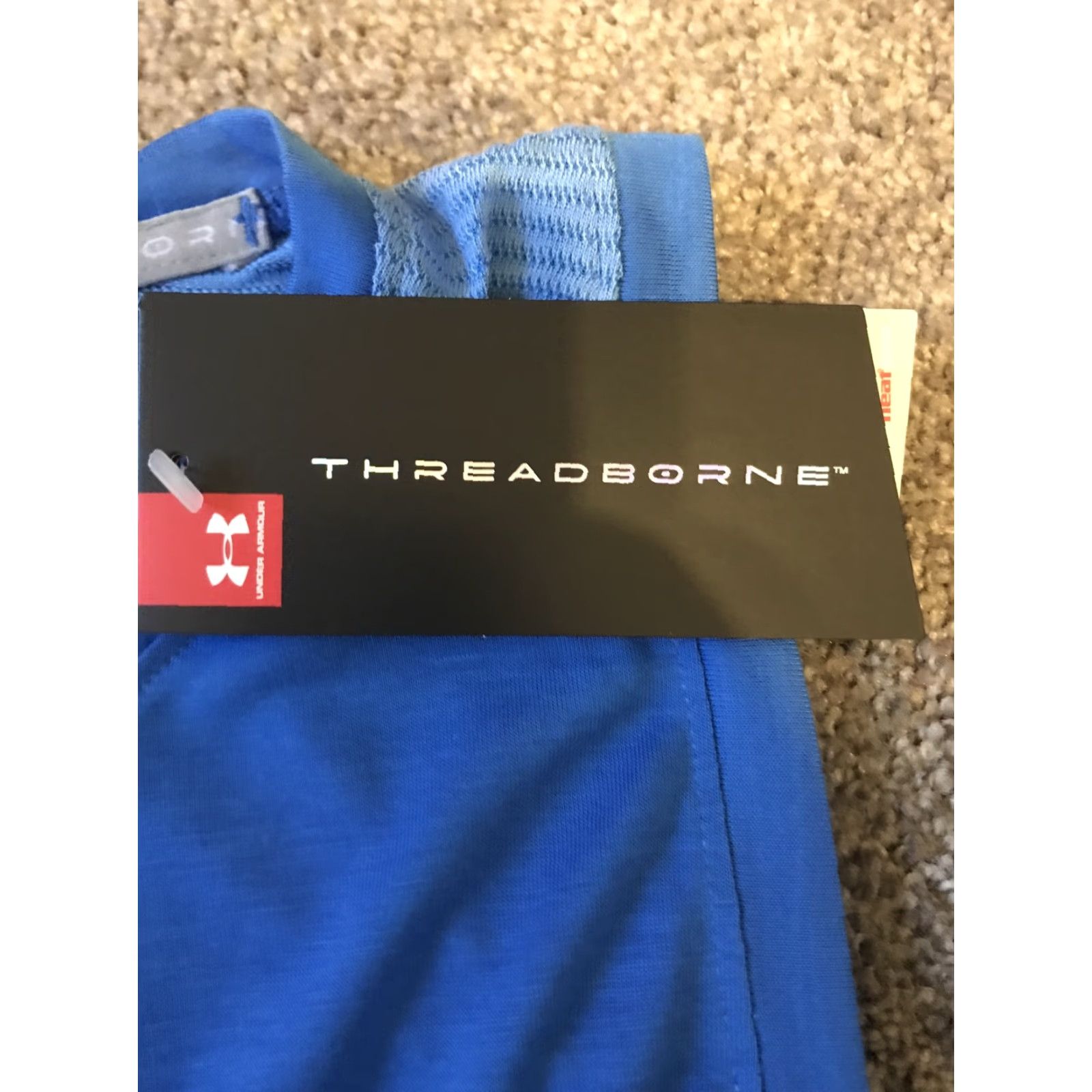 Under Armour VINTAGE UNDER ARMOUR? Wait: No vintage. Under Armour Tank Threadborne Women M Blue NWT Shirt? Size ONE SIZE - 3 Thumbnail