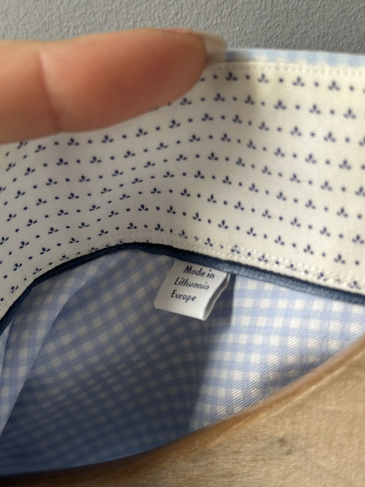 Eton Vintage Casual Shirt Eton Blue Luxury Size US M / EU 48-50 / 2 - 7 Thumbnail
