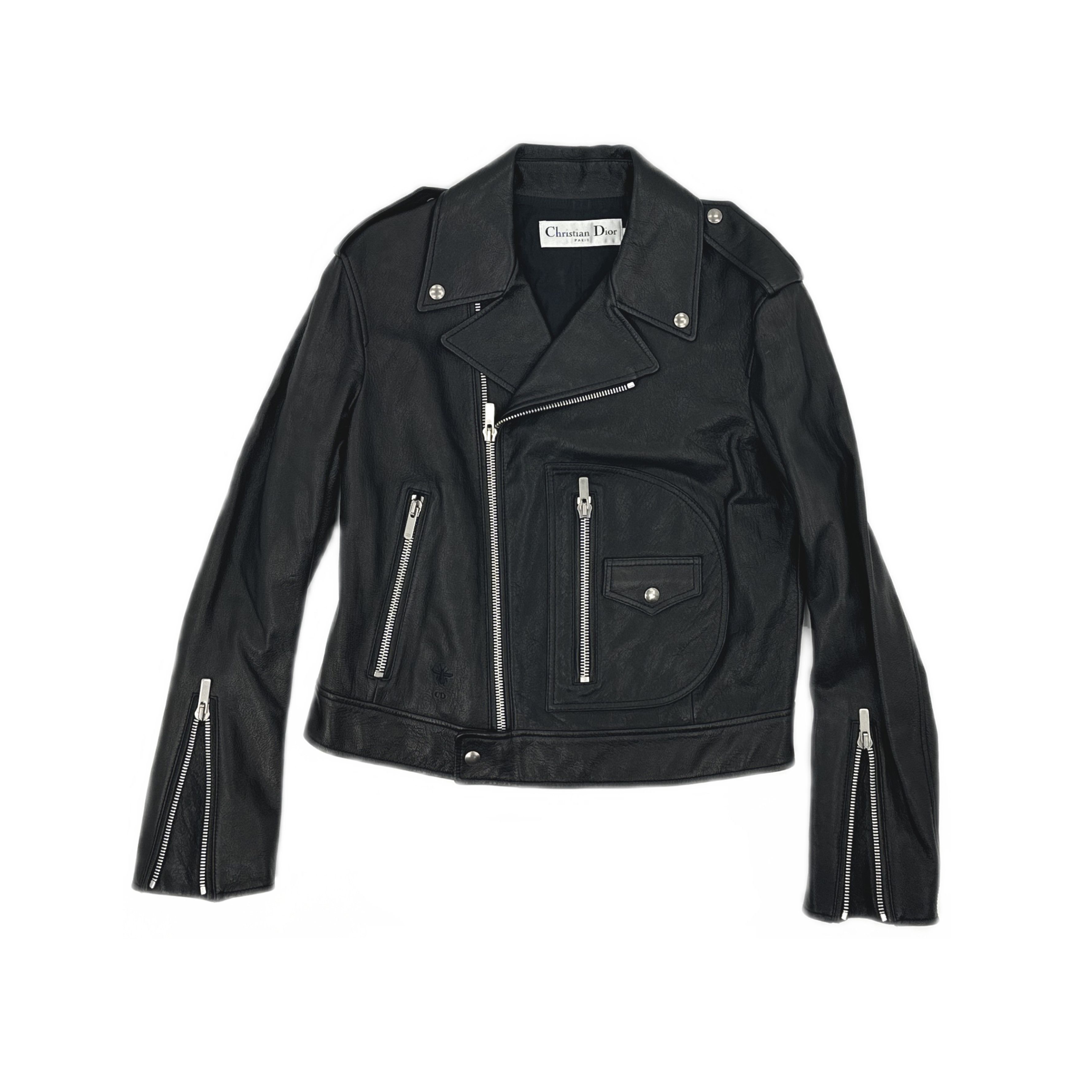 Dior Dior Leather Tarot Print Jacket Size FR 38 Size S / US 4 / IT 40 - 1 Thumbnail