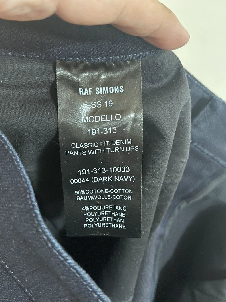 Raf Simons Raf simons Ss19 primary colour dark navy blue jeans Size US 36 / EU 52 - 7 Thumbnail