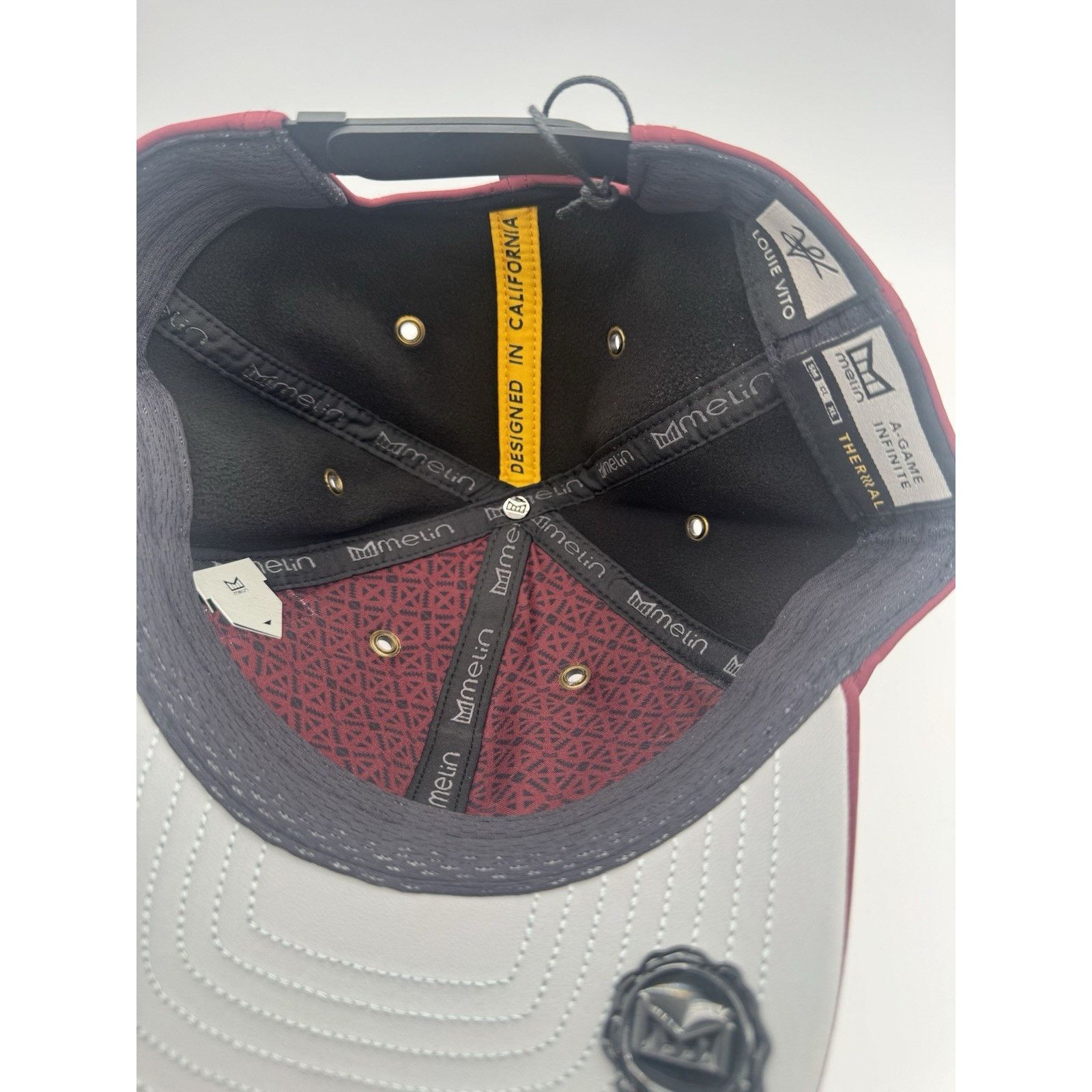 melin Melin Thermal A-Game Infinite Hat Maroon Snapback NEW NWT Size ONE SIZE - 11 Thumbnail