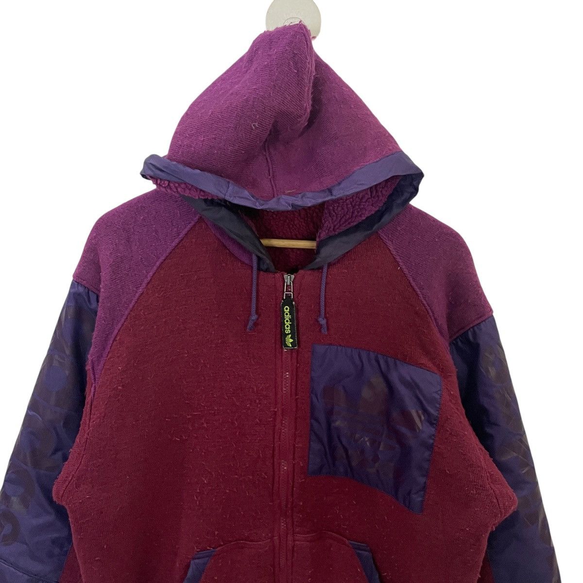 Adidas Vintage 90s Adidas Hoodies Jacket Size US M / EU 48-50 / 2 - 4 Thumbnail