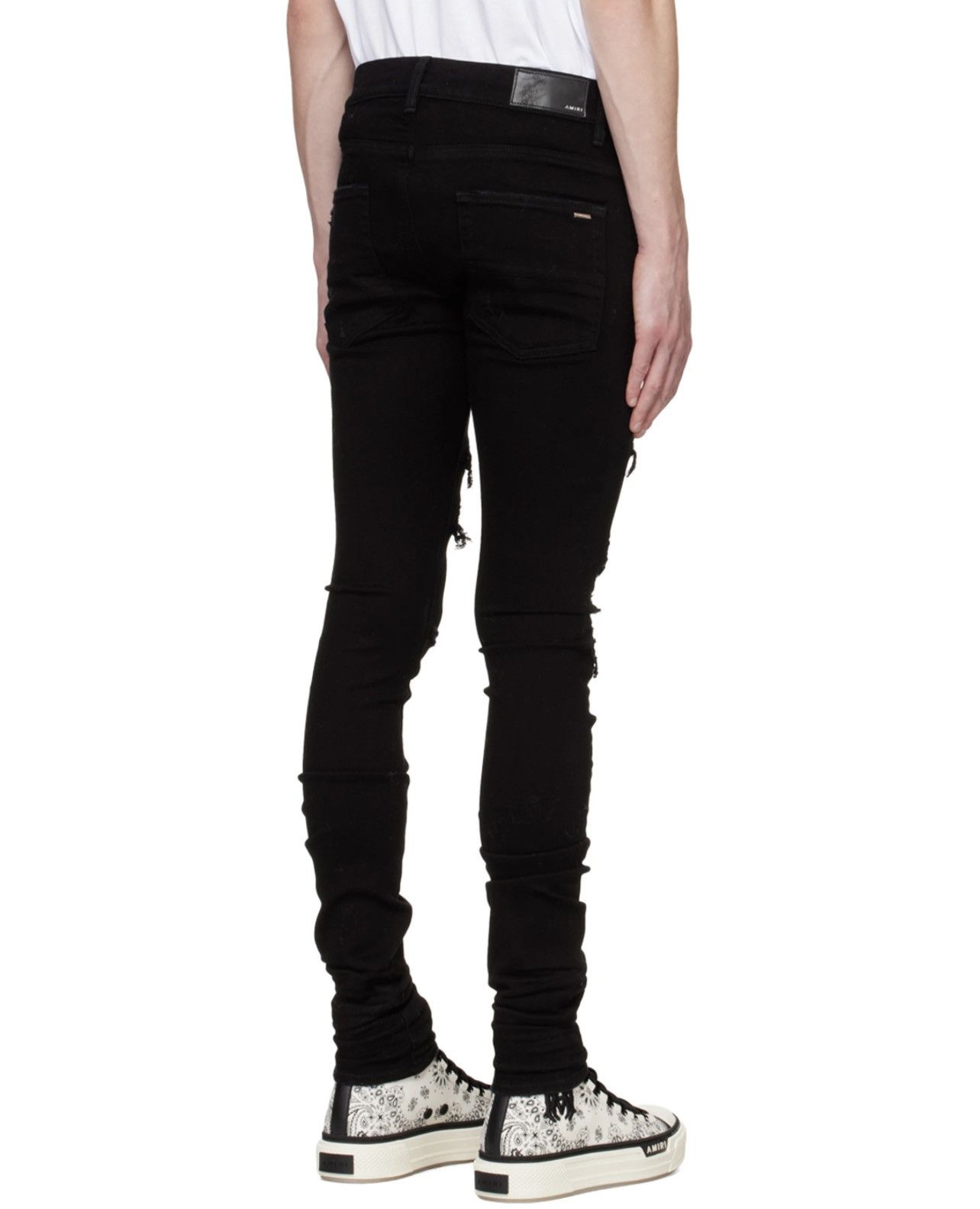 Amiri Amiri Black Thrasher Stacked Jeans Original 1st Release Size US 30 / EU 46 - 3 Thumbnail