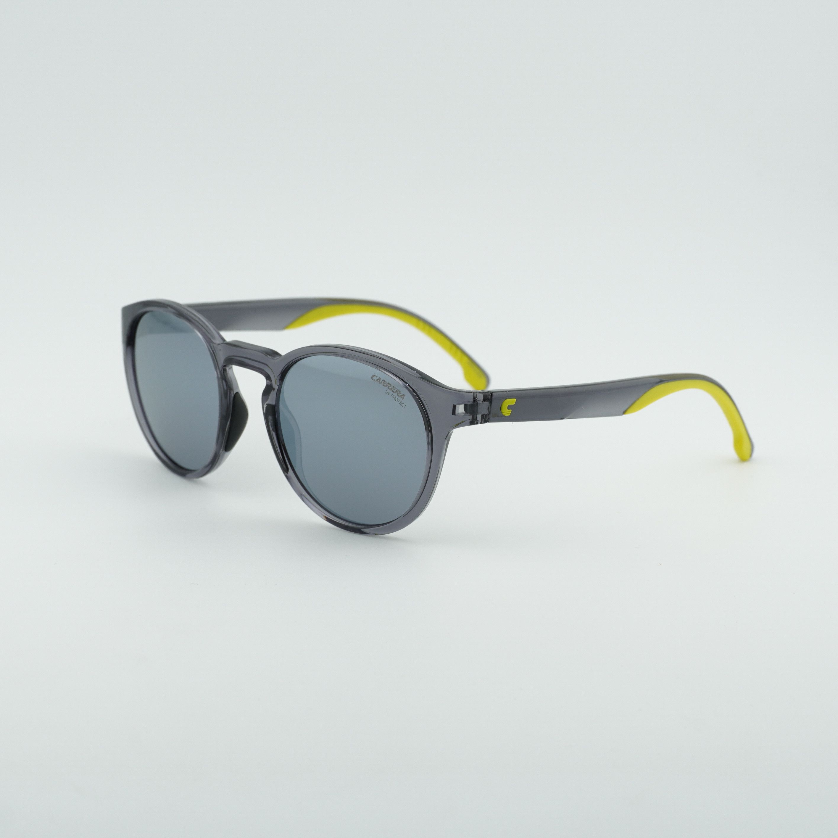 Carrera CARRERA 8056/S 0KB7 T4 Sunglasses Grey Round Frame Size ONE SIZE - 7 Thumbnail
