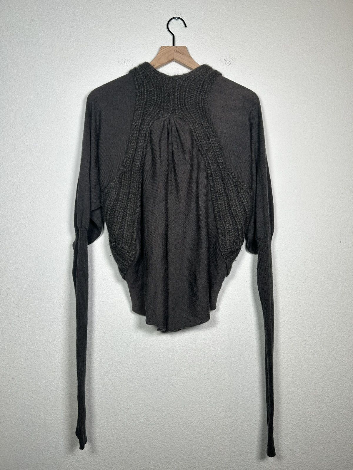 Rick Owens AW10 Gleam Mohair Wool Waterfall Balloon Cardigan Size US S / EU 44-46 / 1 - 2 Thumbnail
