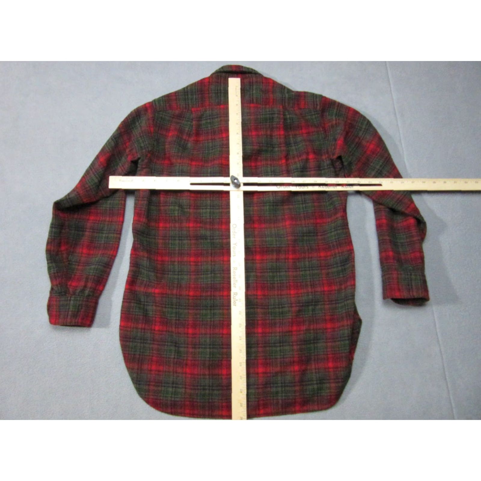 Pendleton Vintage Pendleton Shirt Mens Medium Red Plaid Virgin Wool Flannel Pockets Button Up Size US M / EU 48-50 / 2 - 4 Thumbnail