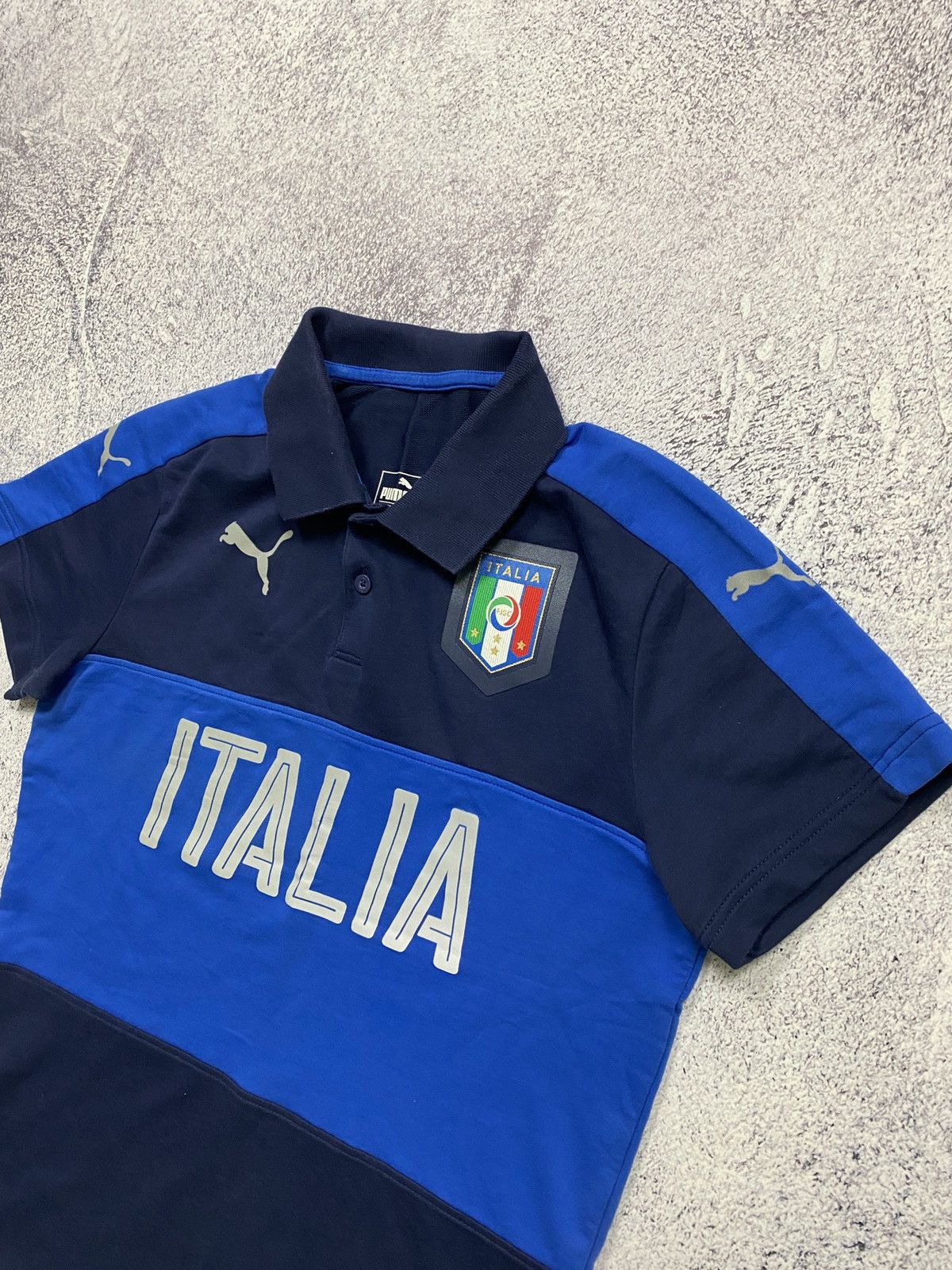 Puma Italy 2016 2017 Polo Football Shirt Puma Soccer Jersey Size US M / EU 48-50 / 2 - 3 Thumbnail