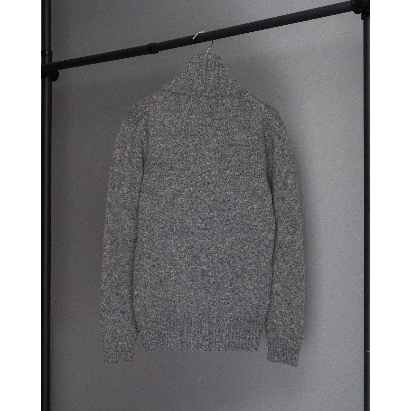 Prada Vintage prada grey knit wool zip logo sweater Size US S / EU 44-46 / 1 - 4 Thumbnail