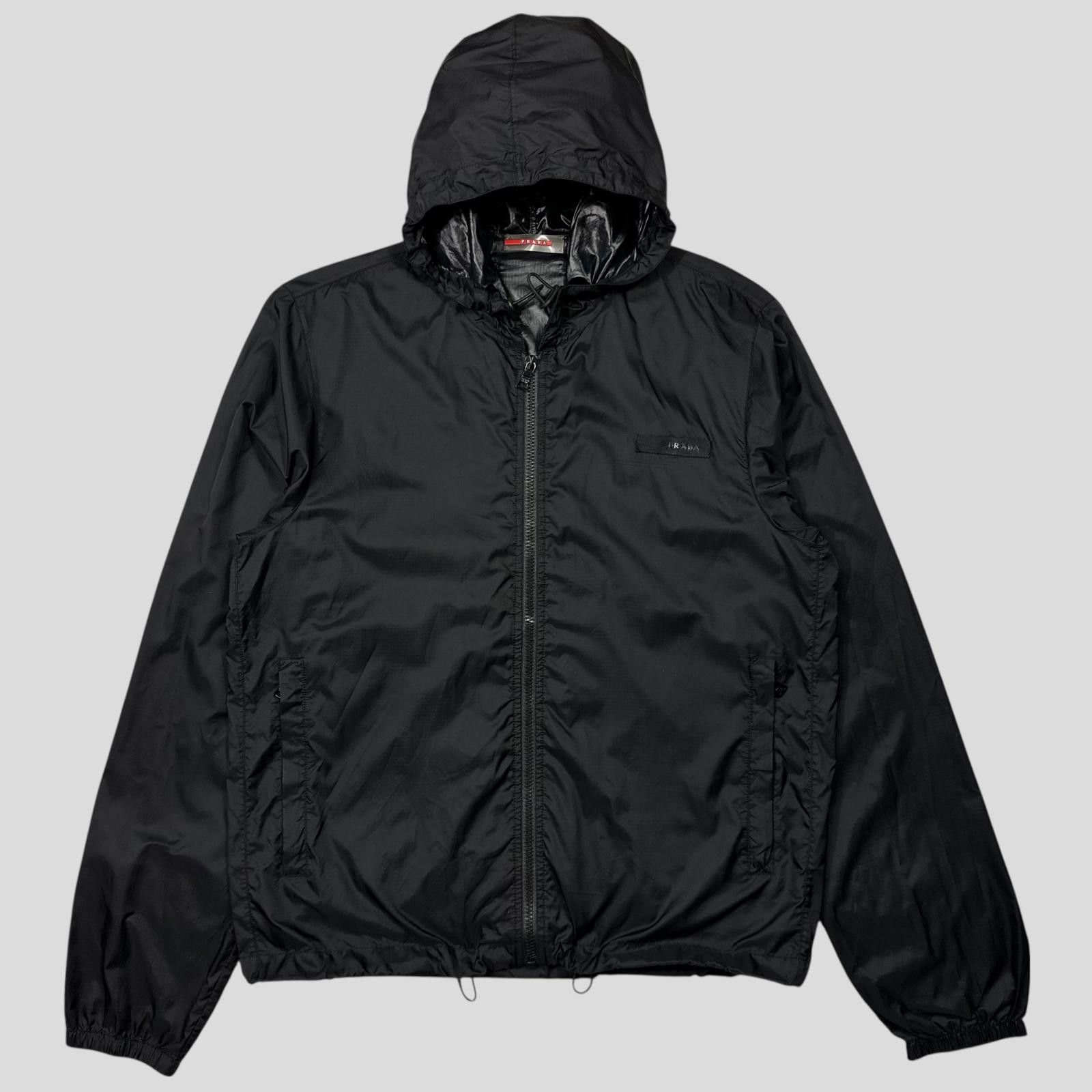 Prada Prada Sport 2007 Nylon Ripstop Carbon Chest Logo Jacket - M Size US M / EU 48-50 / 2 - 1 Thumbnail