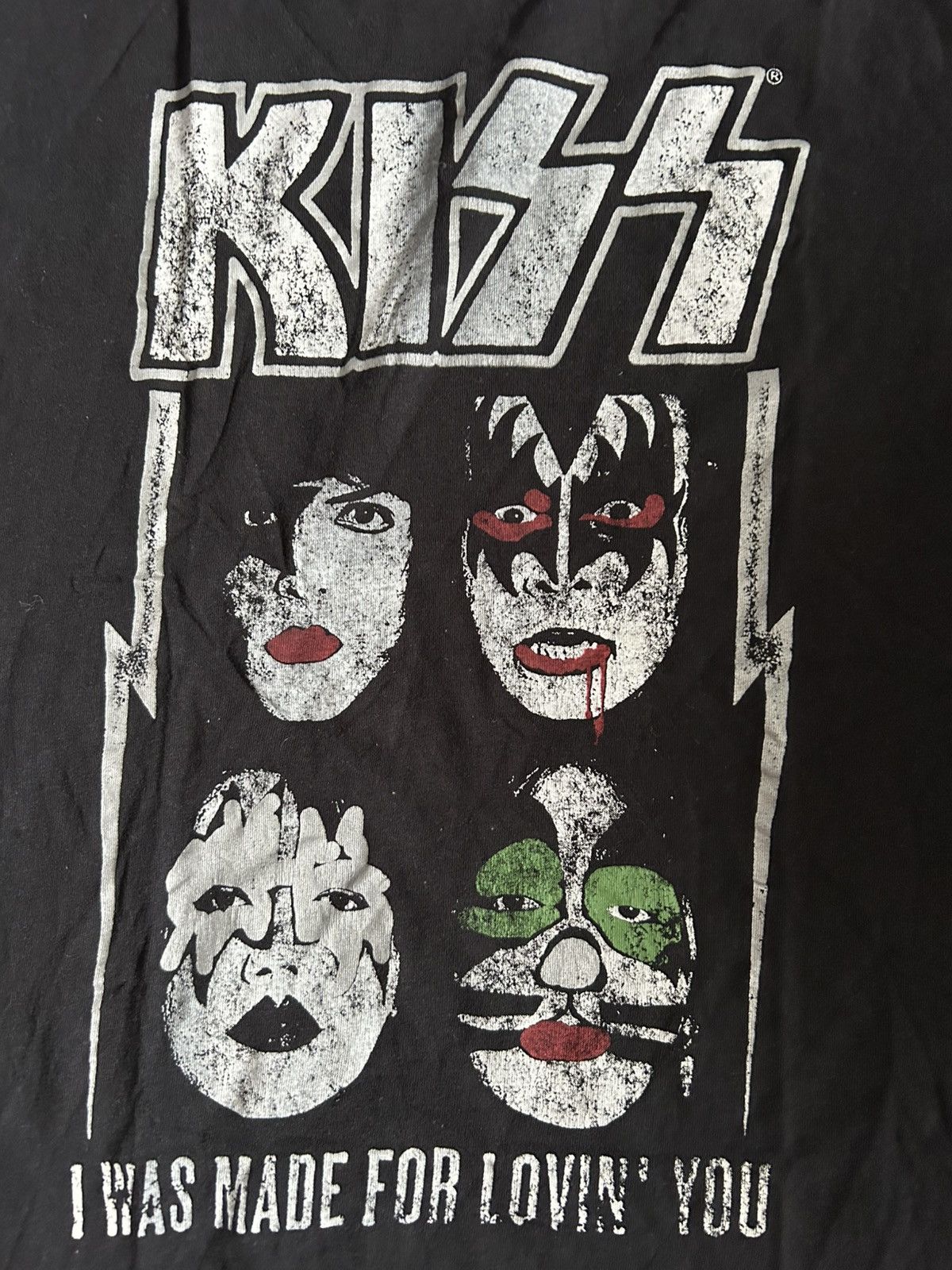 KISS Vintage merch t-shirt Size US L / EU 52-54 / 3 - 6 Thumbnail