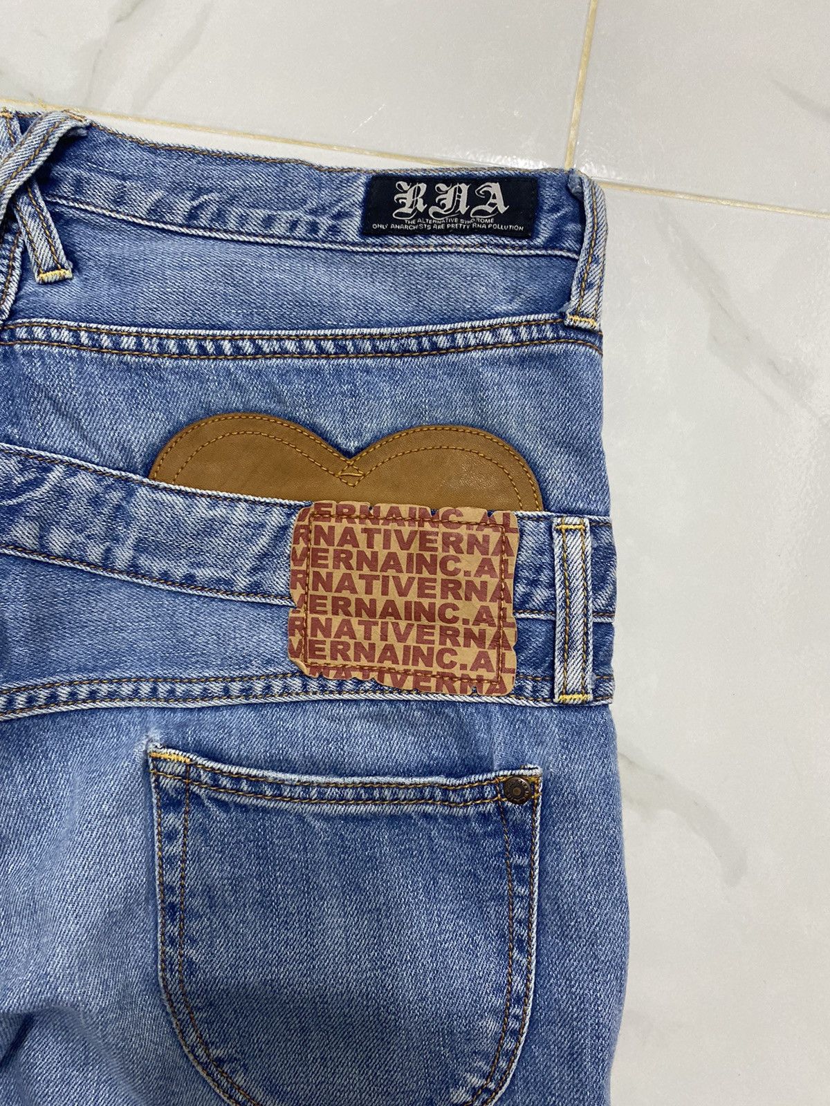 Hysteric Glamour RNA Double Waist Slim Straight Denim Size US 30 / EU 46 - 5 Thumbnail