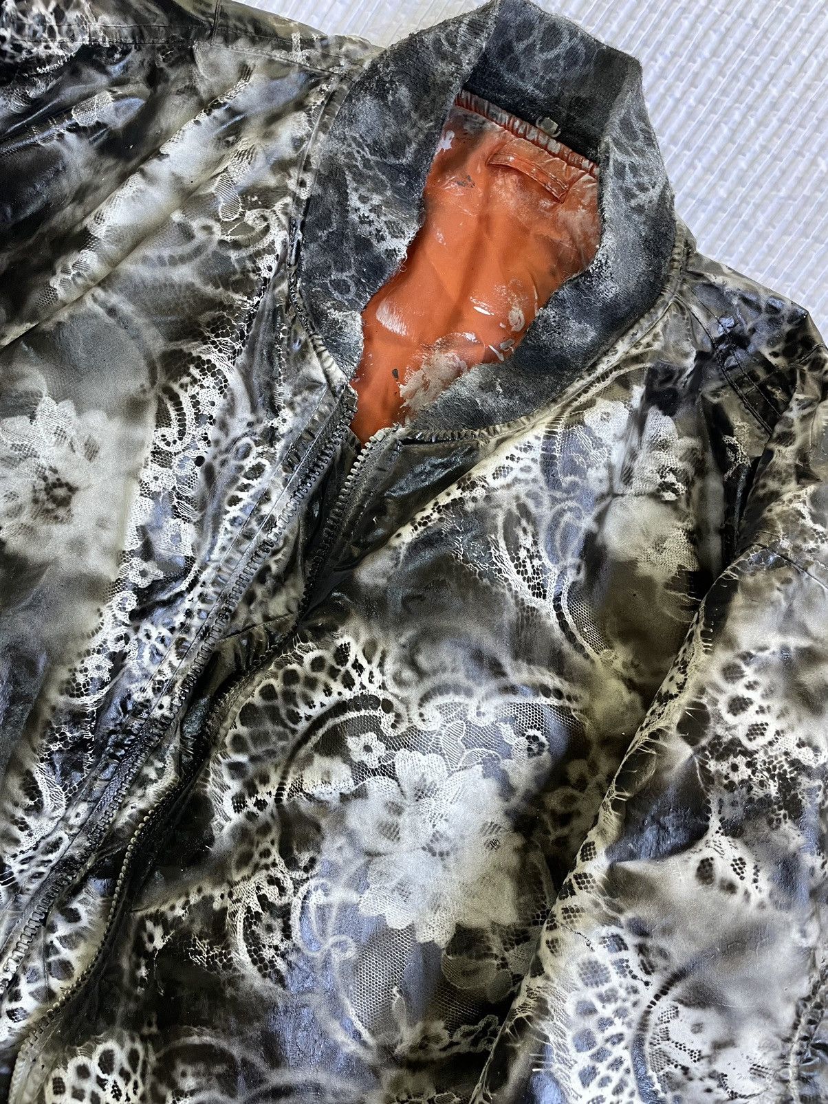 Handmade MA-1 Bomber in Floral Nior Size US XL / EU 56 / 4 - 7 Thumbnail