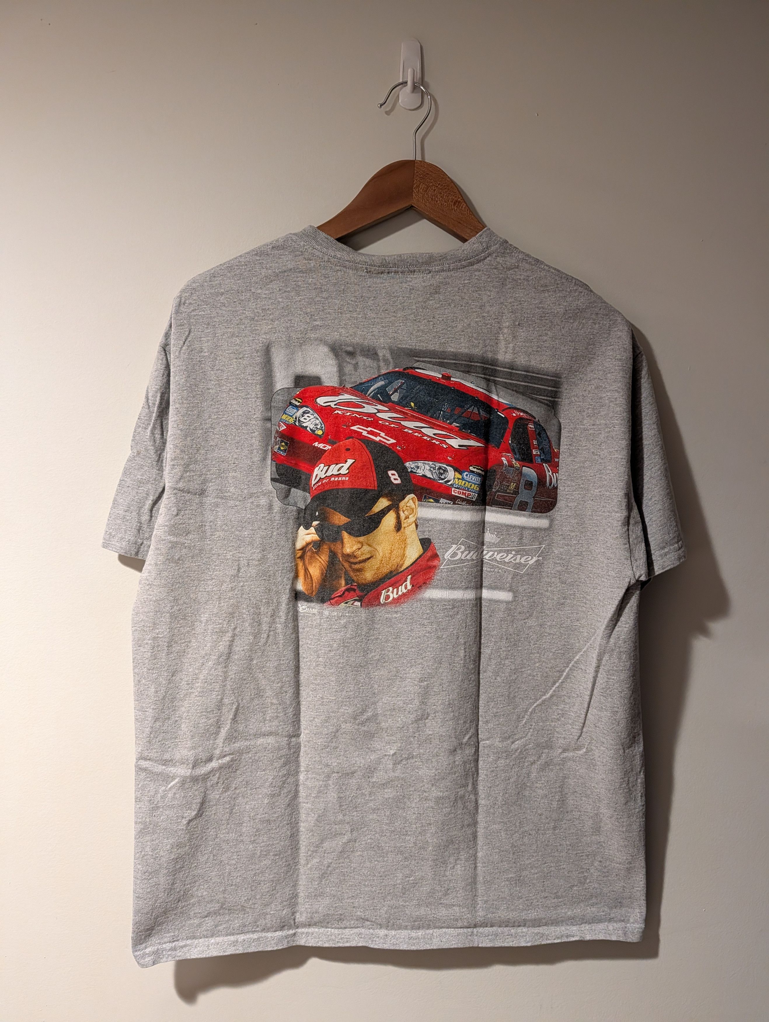 NASCAR Vintage Y2K Dale Earnhardt Jr Nascar Racing Speedway T-Shirt Size US L / EU 52-54 / 3 - 4 Thumbnail