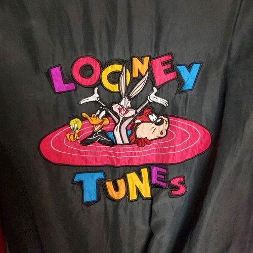Other Vtg Looney Tunes Light Jacket Size Medium Black Size US M / EU 48-50 / 2 - 4 Thumbnail