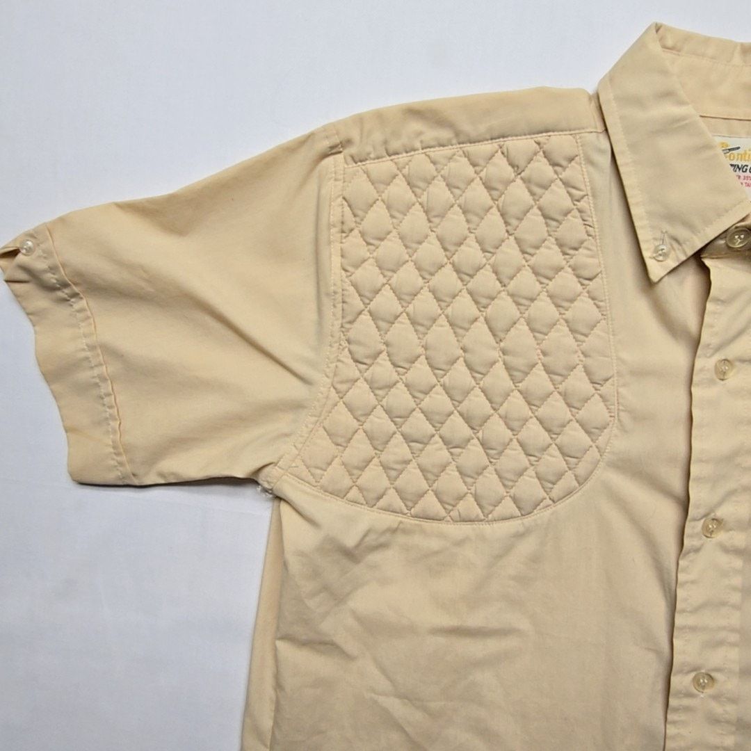 Vintage Vintage Continental Shooting Shoulder Beige M Button Down Size US M / EU 48-50 / 2 - 2 Thumbnail