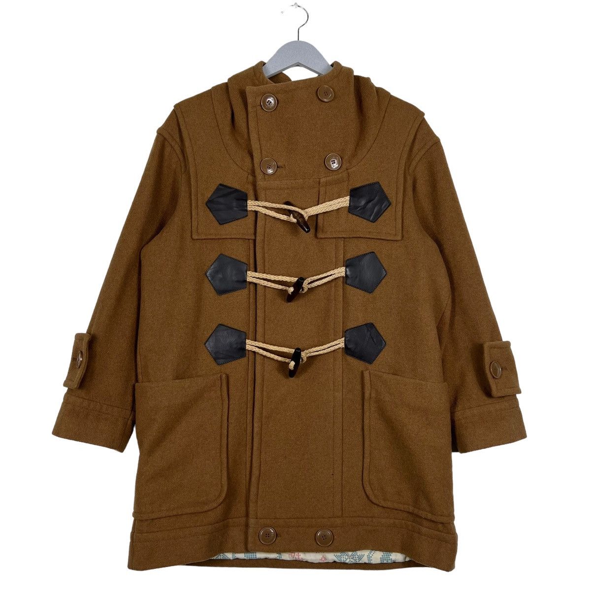 CABANE de ZUCCa 🔥 NE-NET WOOL DUFFEL HOODIE JACKET Size US S / EU 44-46 / 1 - 2 Thumbnail