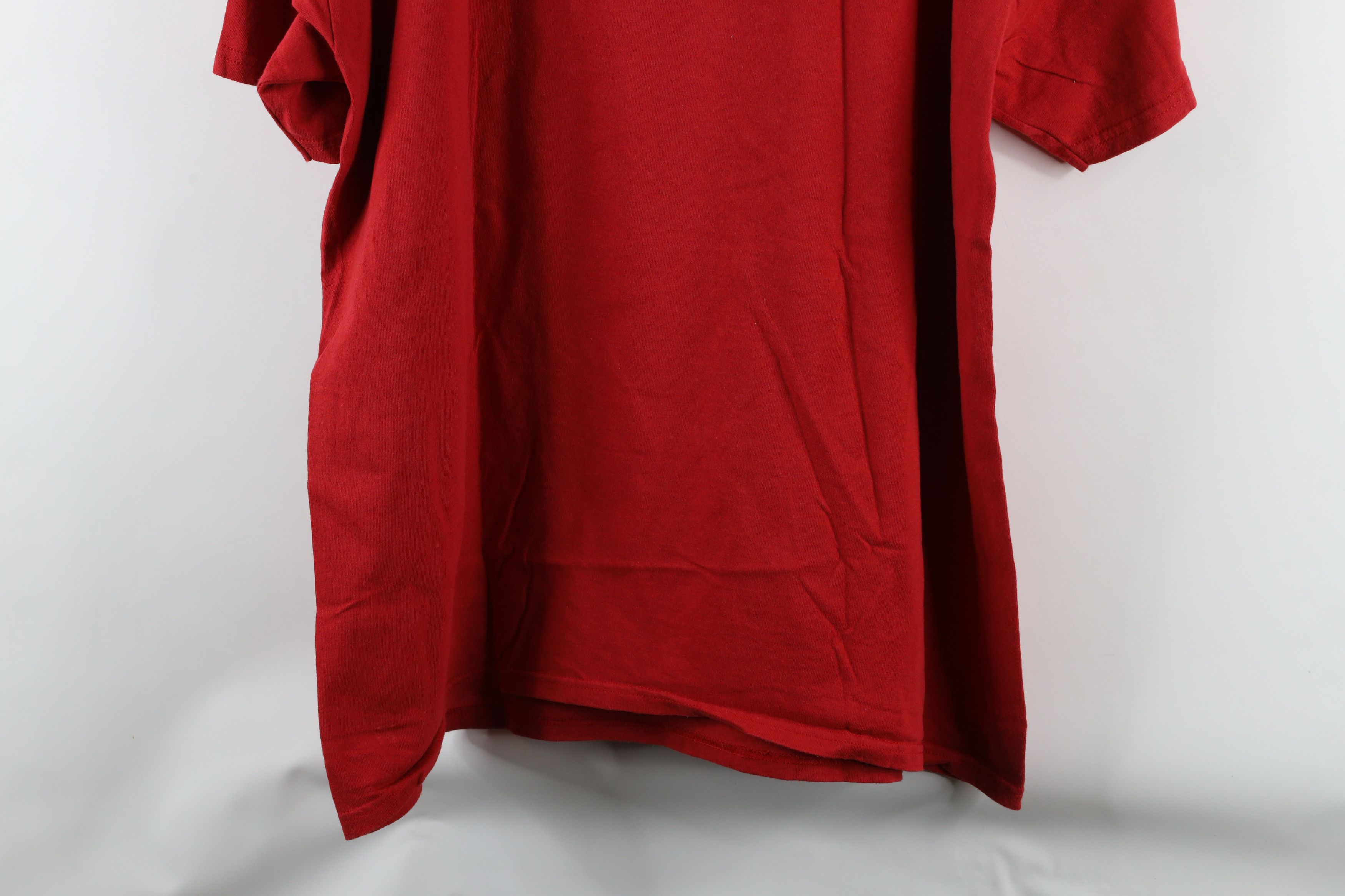 Nike × Vintage Vintage Nike Scott Mini Swoosh Short Sleeve T-Shirt Red Size US XL / EU 56 / 4 - 9 Thumbnail