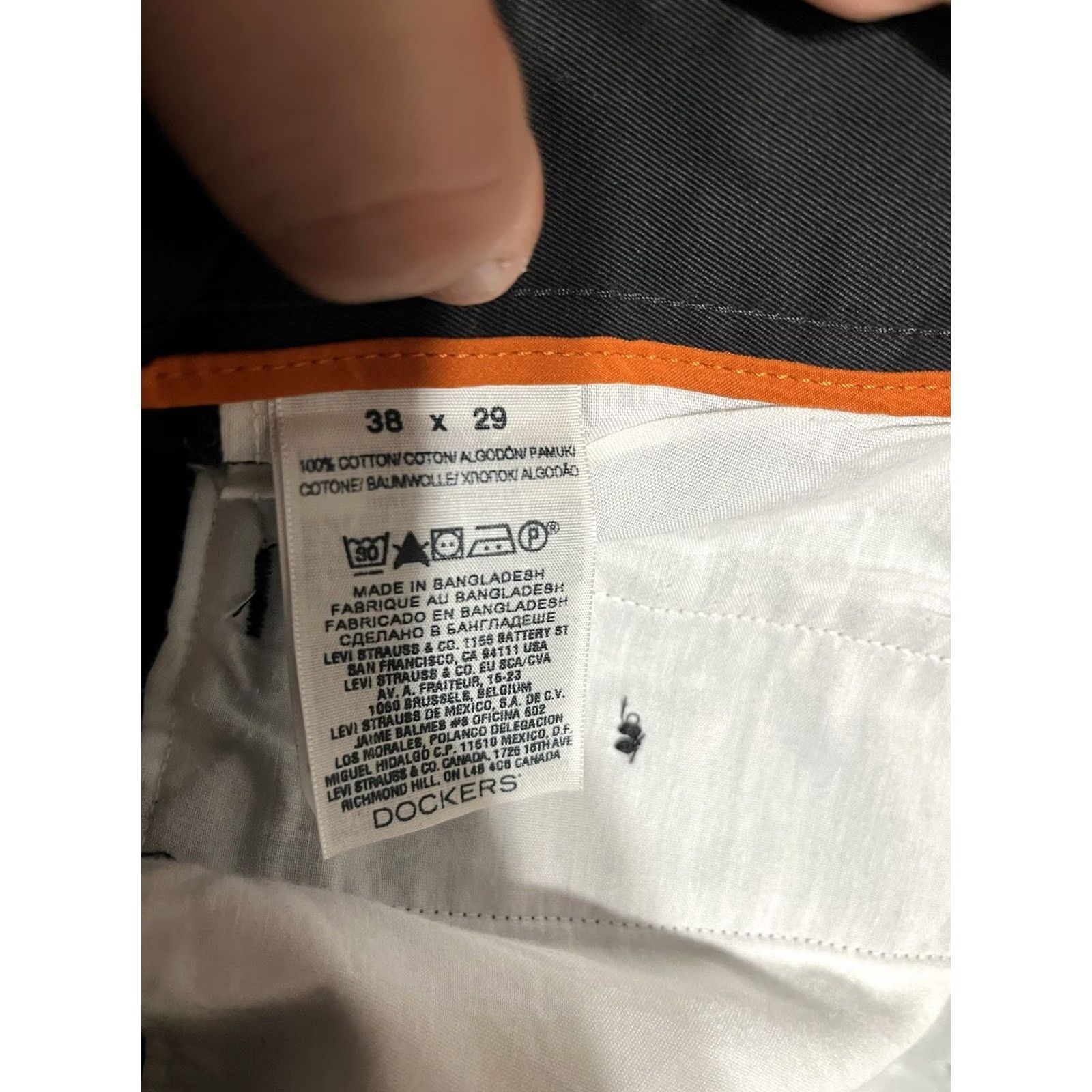 Dockers Dockers Mens Pants Size 38x29 D3Classic Fit Flat Front Chino Size US 38 / EU 54 - 5 Thumbnail
