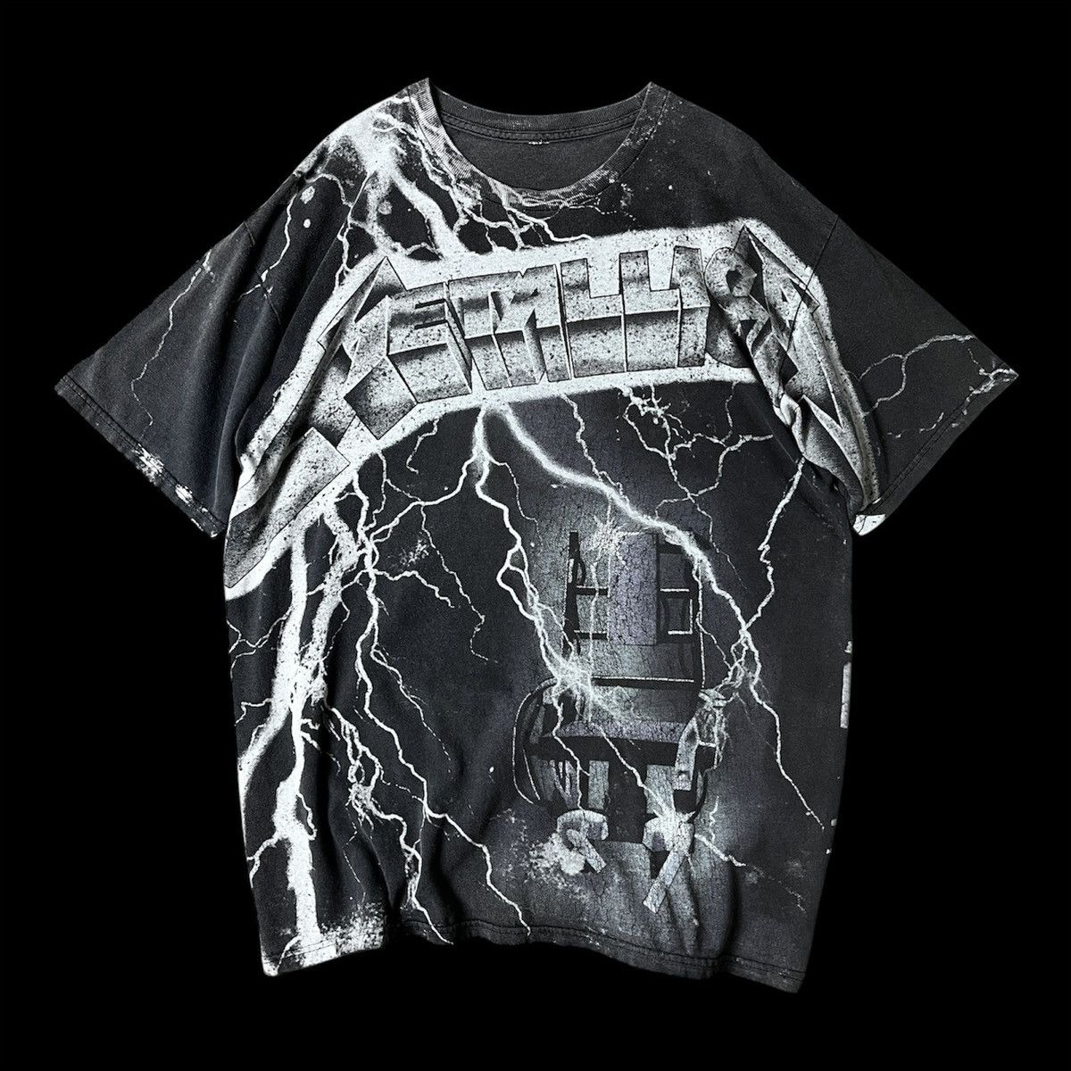 Band Tees Metallica – Ride The Lightning Tee (AOP / Licensed 2011) Size US L / EU 52-54 / 3 - 1 Thumbnail