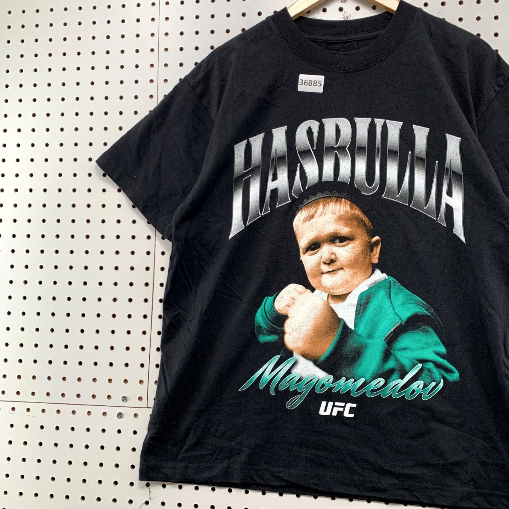 UFC UFC Hasbulla Shirt Mens Medium Black Short Sleeve Magomedov NWT Size US M / EU 48-50 / 2 - 3 Thumbnail