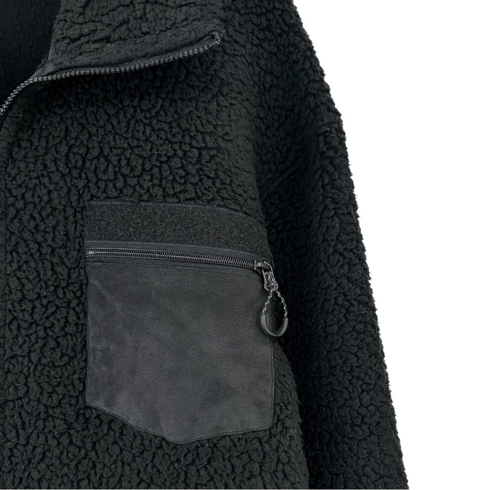 Nanamica Polartec Fleece Black Funnel Neck Oversized Loose Fit Jacket Size US M / EU 48-50 / 2 - 6 Thumbnail