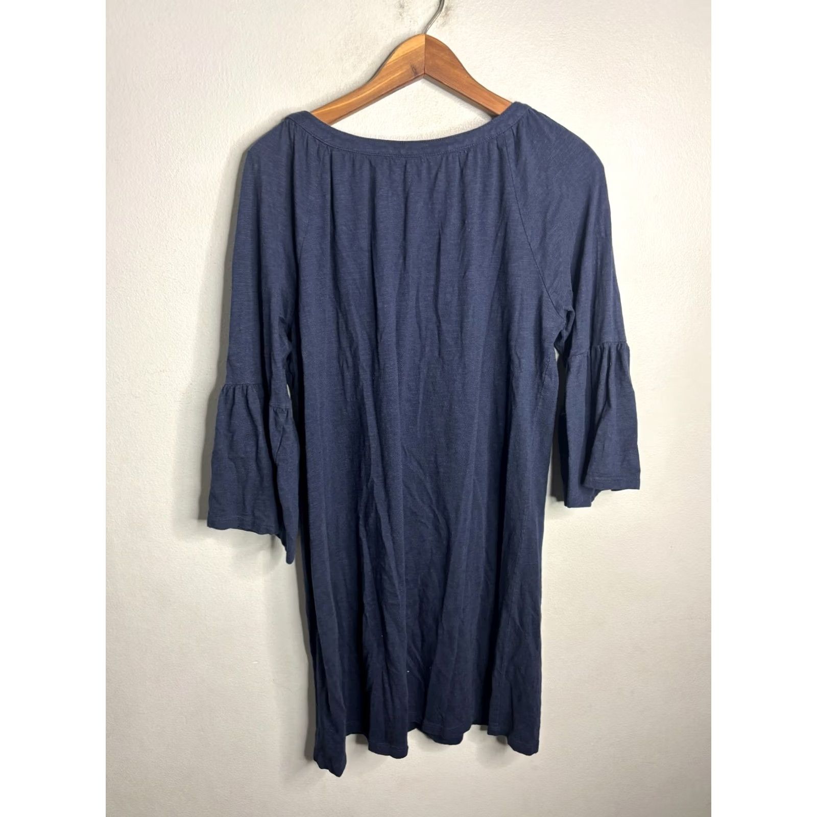 Lilly Pulitzer Lilly Pulitzer Blue Mini Dress Womens Small Bell Sleeve Size S / US 4 / IT 40 - 4 Thumbnail