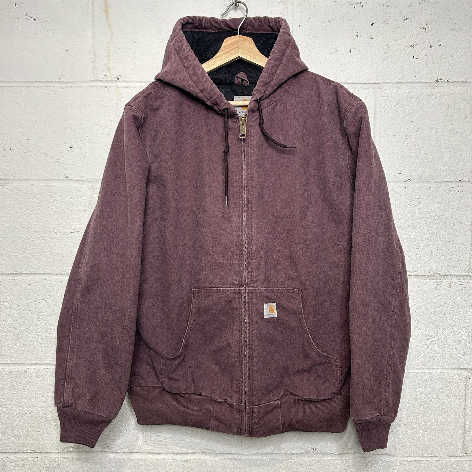 Carhartt Vintage Carhartt Quilted Active Jacket “Deep Plum” WJ130 DPM Size L / US 10 / IT 46 - 1 Thumbnail
