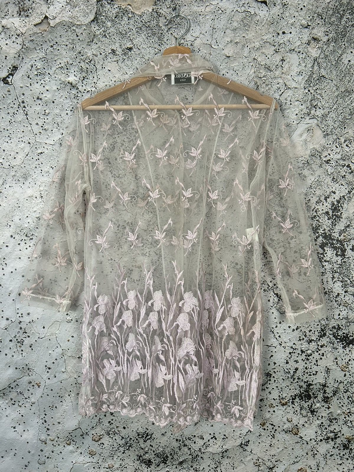 Designer × Sandro Vintage Sandro Paris Avantgarde Archival Luxury Designer 90s Size L / US 10 / IT 46 - 4 Thumbnail