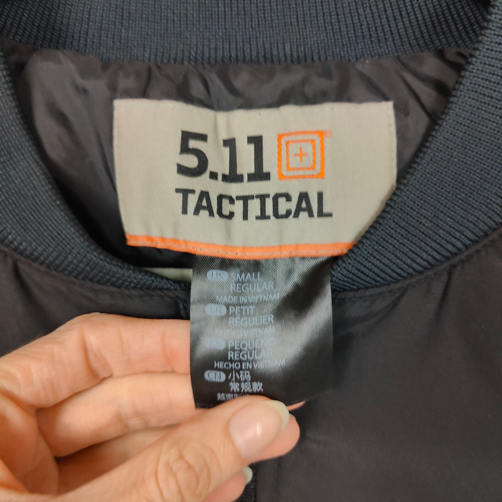5.11 5.11 Tactical Bomber Jacket Mens Small Black Fleece Full Zip Size US S / EU 44-46 / 1 - 6 Thumbnail