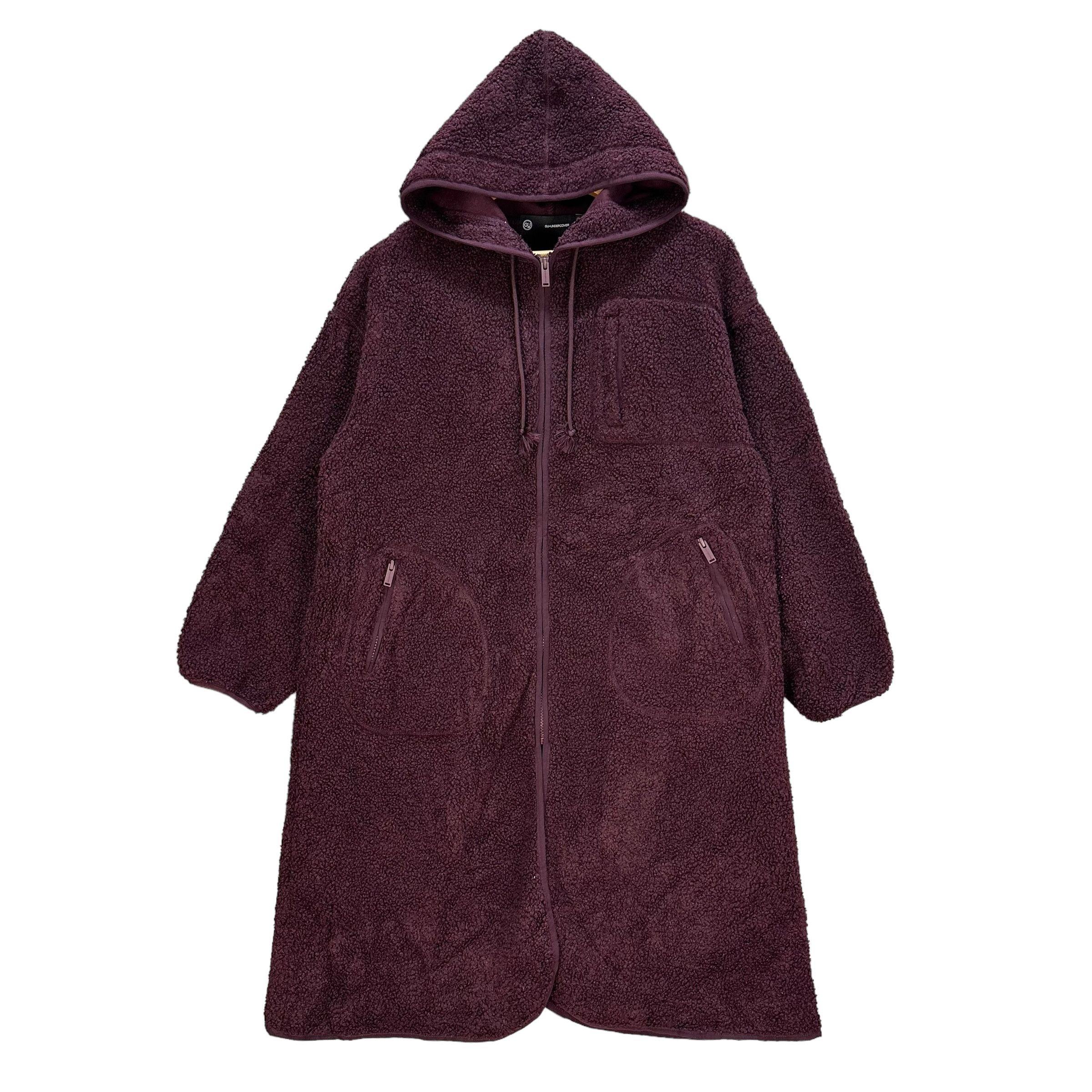 Undercover AW04 “But Beautiful” Distressed Fur Lined Hoodie | Grailed