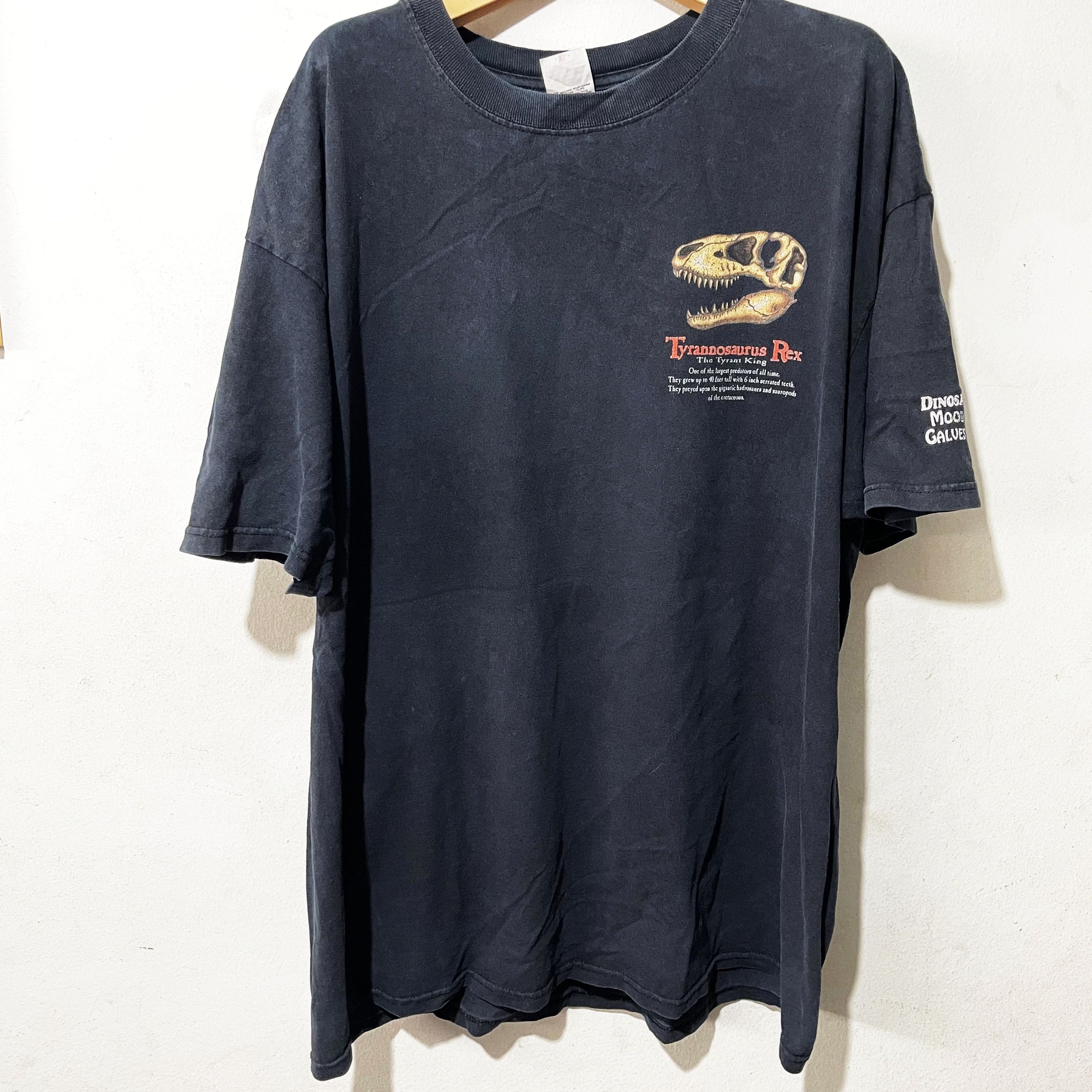 Arts & Science × Vintage Vintage 90s Tyrannosaurus Shirt Size US XL / EU 56 / 4 - 4 Thumbnail