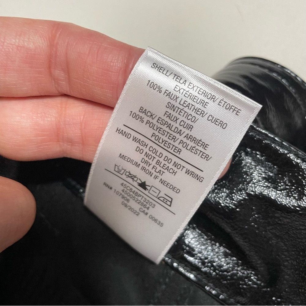 Hudson NWT New $265 Hudson Faux Leather Utility Cargo Ankle Straig Size 29" - 8 Thumbnail