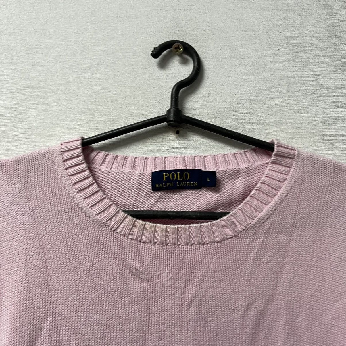 Ralph Lauren Vintage 90s Polo Ralph Lauren Sweater Pink Size US L / EU 52-54 / 3 - 4 Thumbnail