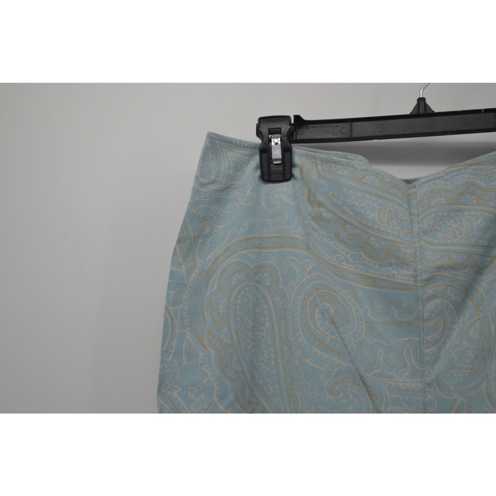 Other Harolds Womens Blue Pants Silk Cotton Spandex Career Size 12 Size 34" / US 12 / IT 48 - 6 Thumbnail