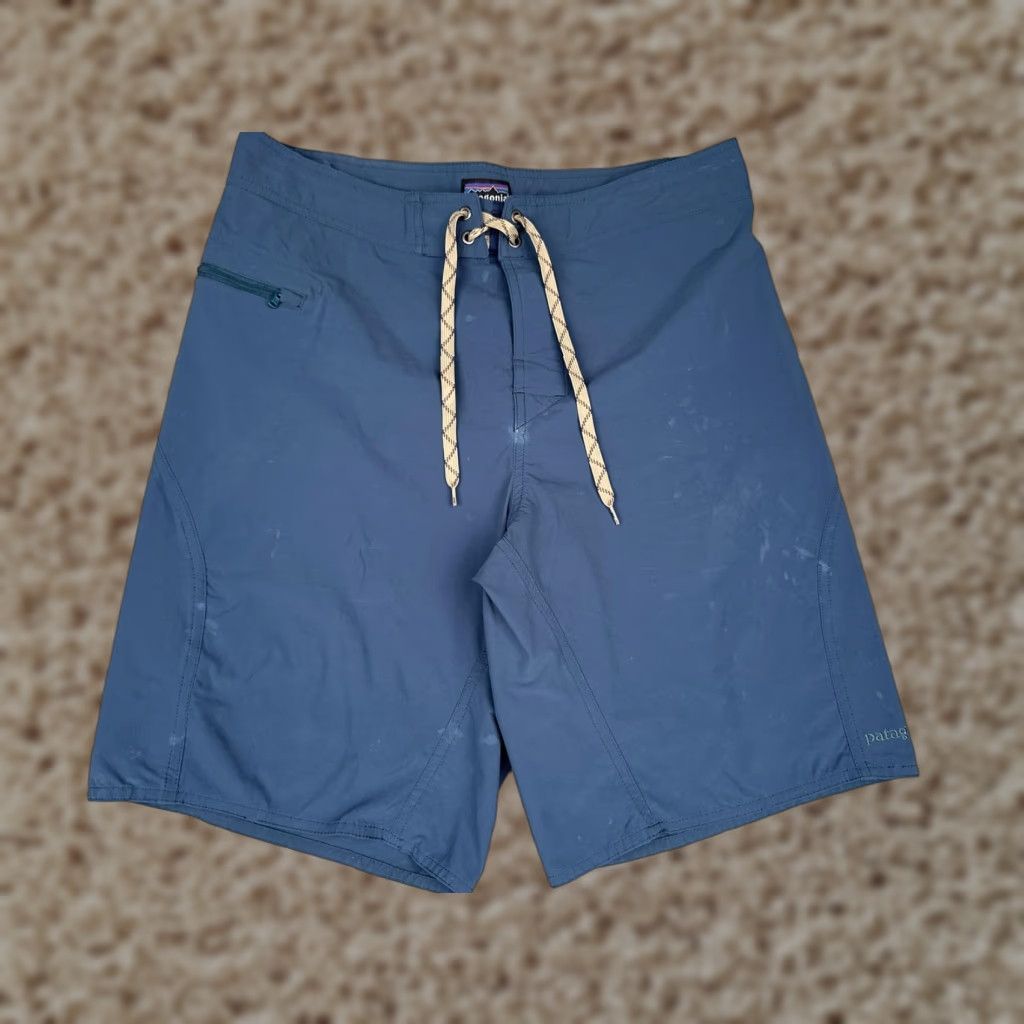 Patagonia Patagonia Board Shorts Mens 34 Blue Quick Dry Swim Trunks Surf Beach Pockets Drawstring Lightweight Size US 34 / EU 50 - 1 Thumbnail