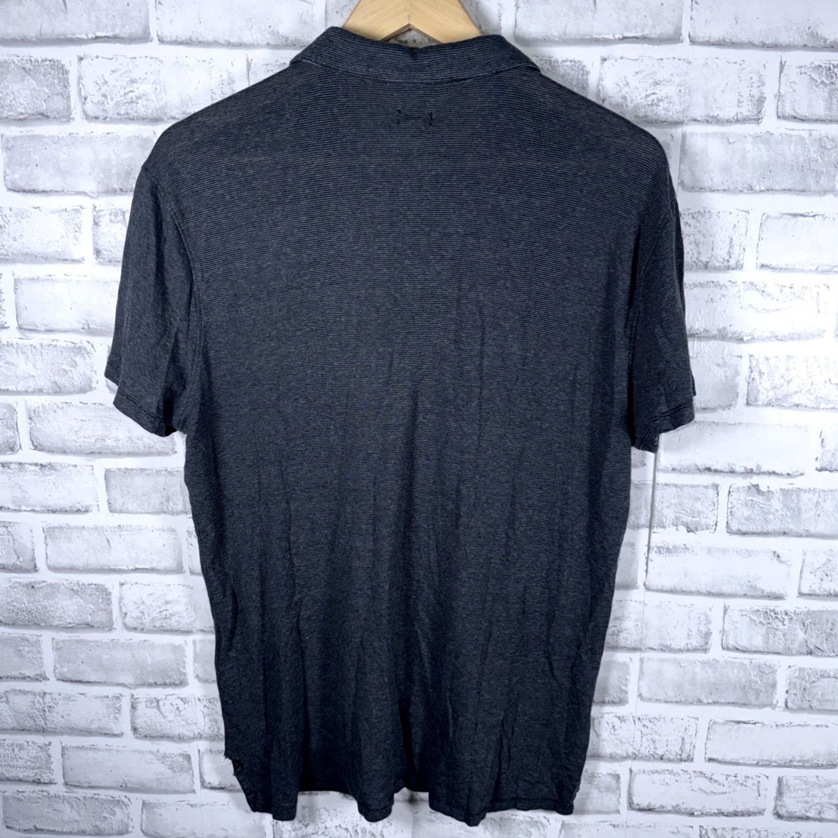 John Varvatos John Varvatos USA Luxe Gray Polo Shirt Mens Size L Shirt Gray USA Polo Mens L Size US L / EU 52-54 / 3 - 4 Thumbnail