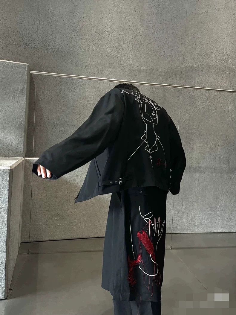 Yohji Yamamoto Yohji Yamamoto size 3 22ss Miyazawa Rie Patch Pants 2503-N Size US 28 / EU 44 - 2 Thumbnail