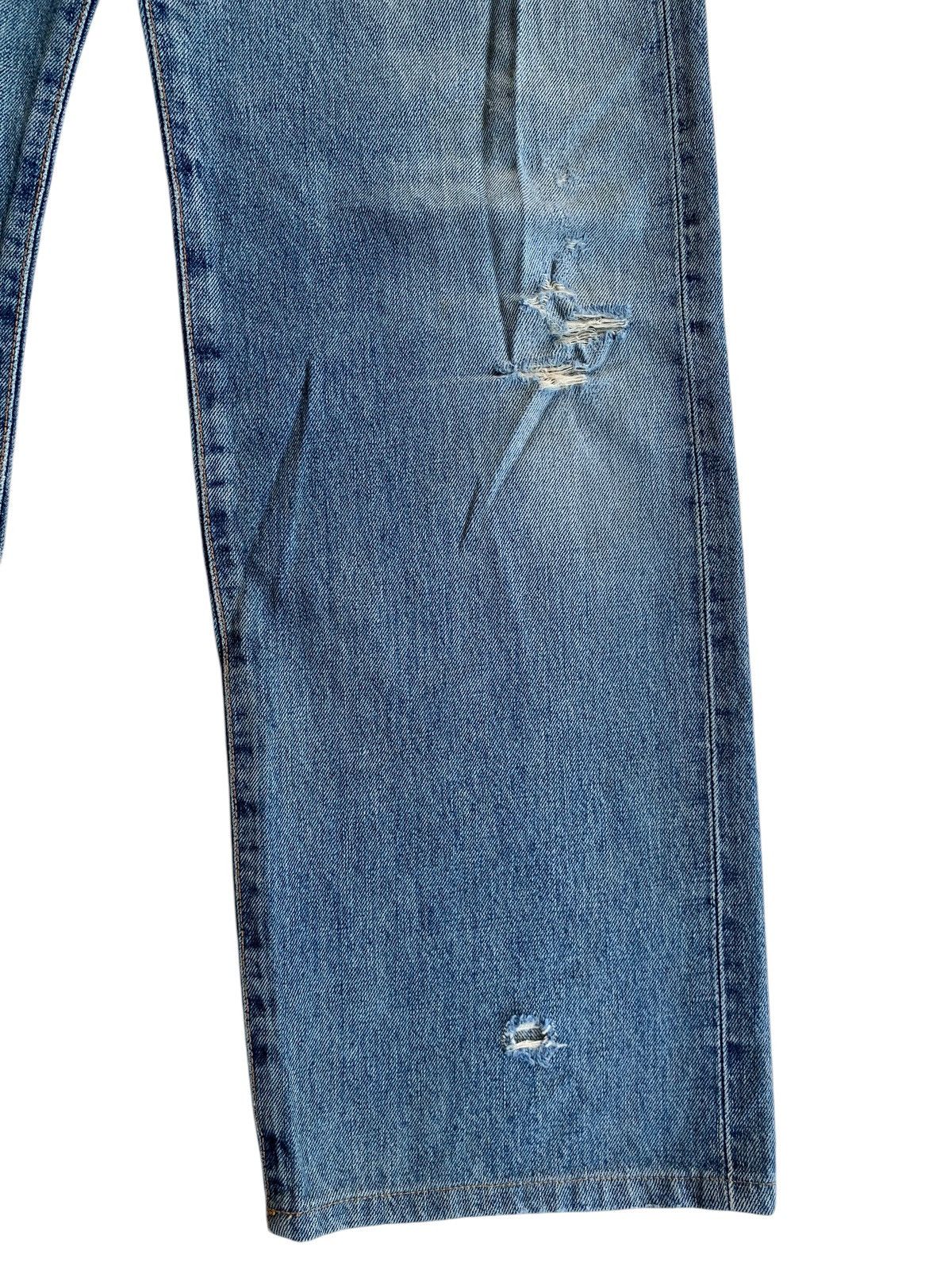 Kapital VINTAGE EDWIN 505 SELVEDGE FADED DISTRESSED DENIM 🎌☠️ Size US 29 - 14 Thumbnail