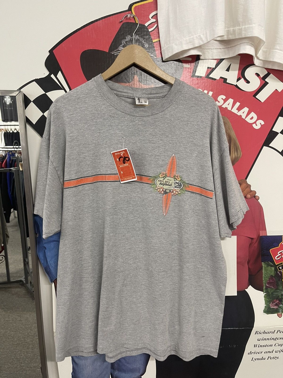 Vintage Grey greg nole shirt Size US L / EU 52-54 / 3 - 1 Preview