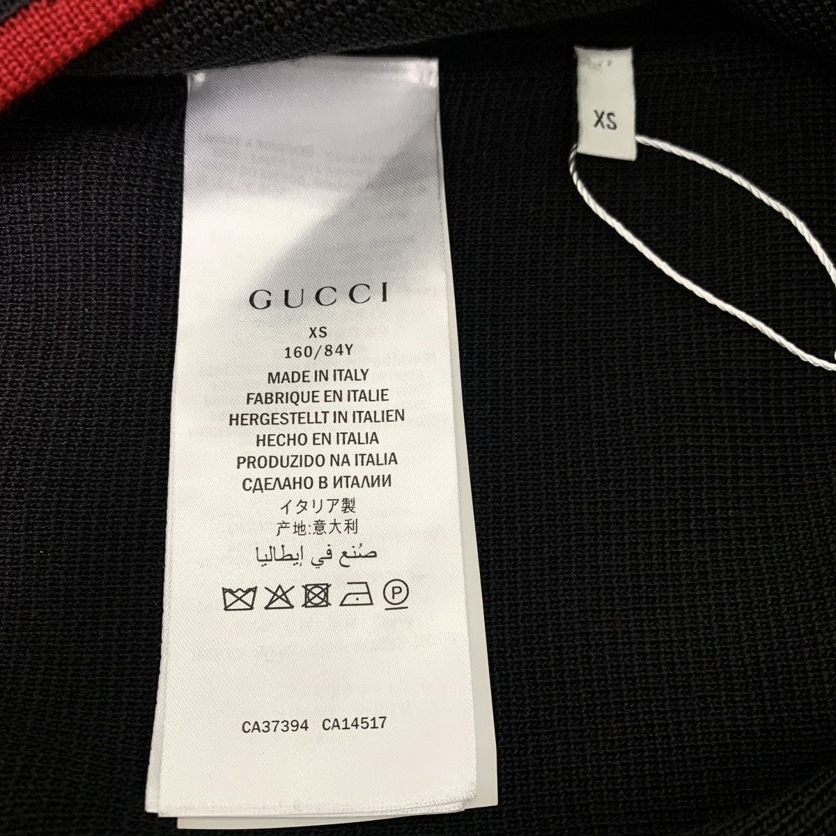 Gucci Gucci Black Striped Gold Button Silk Knitted Coat K26WX Size XS / US 0-2 / IT 36-38 - 7 Thumbnail