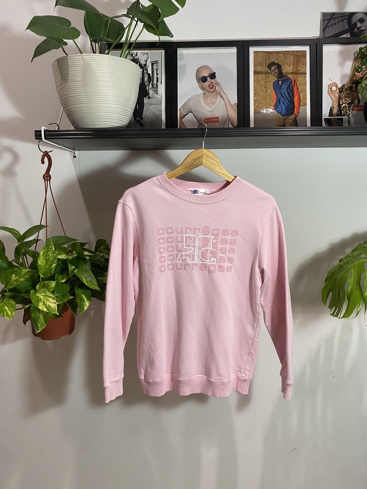 Courreges Courreges Vtg Sweatshirt Size L / US 10 / IT 46 - 1 Thumbnail