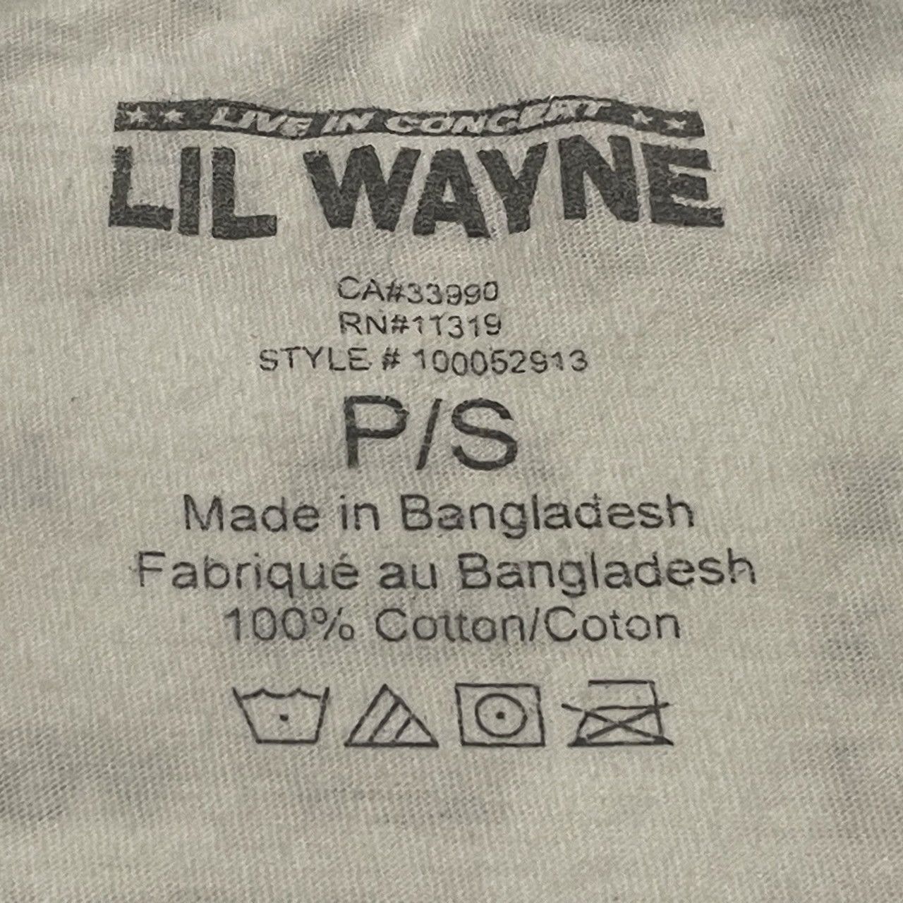 Lil Wayne × Rap Tees Rare Lil Wayne Hiphop Raptee Band Tee Size US S / EU 44-46 / 1 - 7 Thumbnail