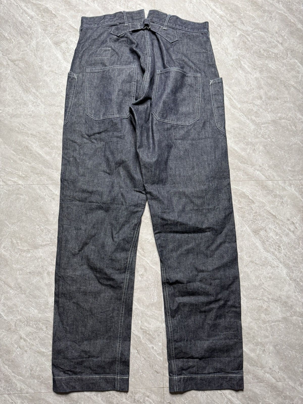 Two Moon Two Moon Japan Cinch Back 097 Denim Pants Size US 30 / EU 46 - 2 Thumbnail