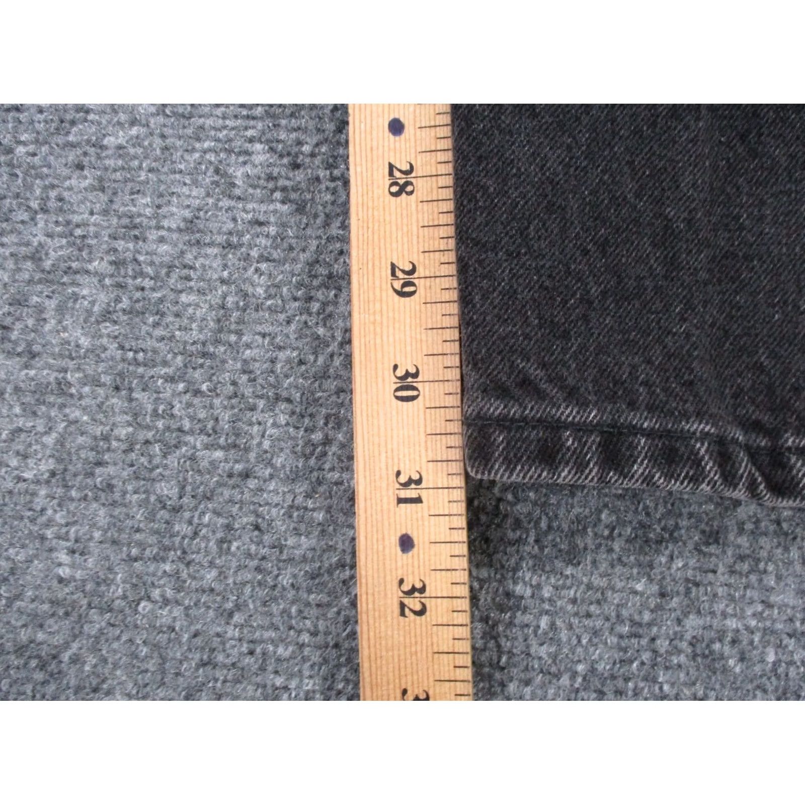 Levi's Levi's Jeans Mens 36 Regular Black Denim Straight 550 Orange Tab USA Made Jeans Men 36 Black Denim Straight Jeans Mens 550 Orange Tab USA Made Size US 32 / EU 48 - 4 Thumbnail