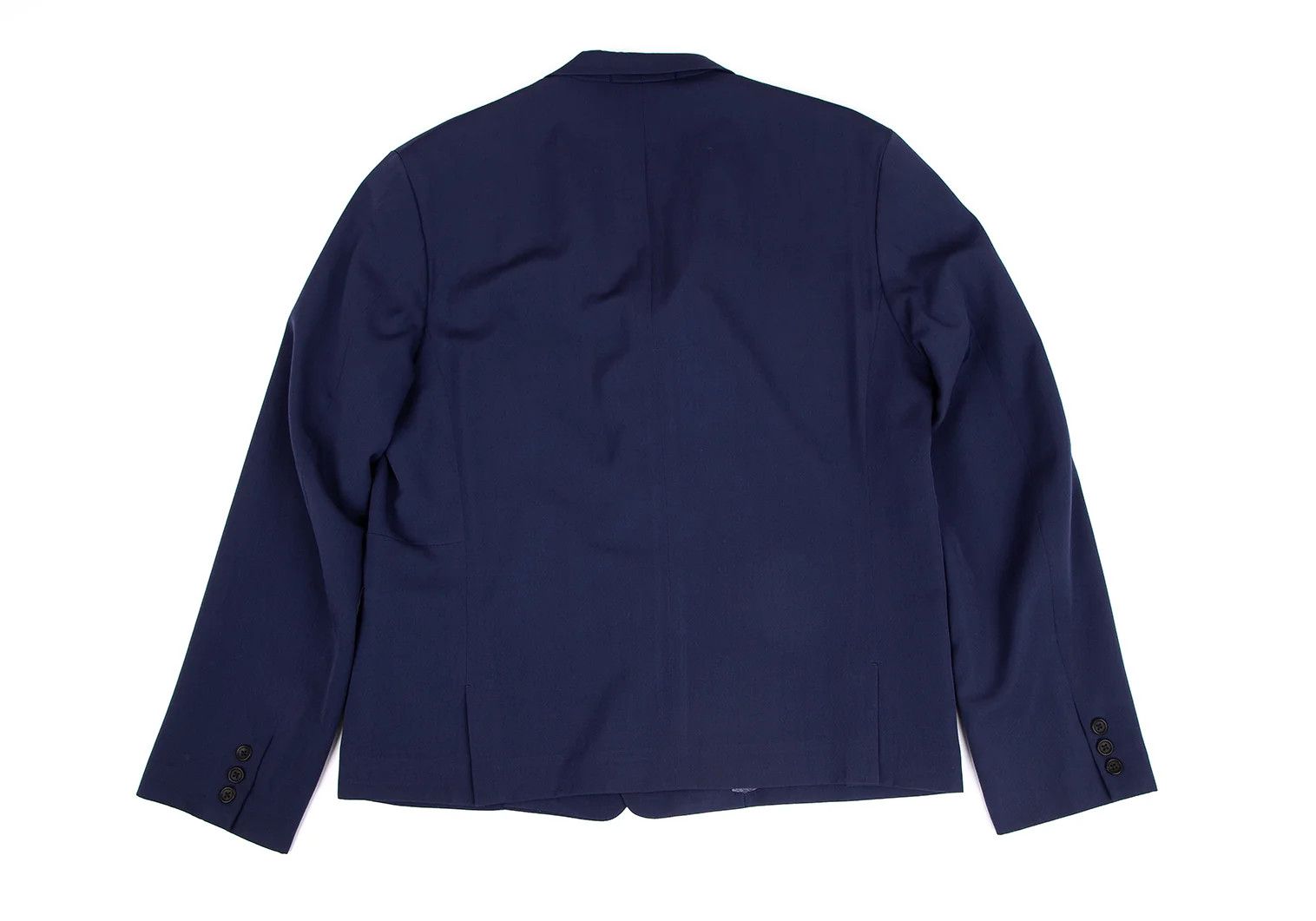 Yohji Yamamoto Yohji Yamamoto Summer Wool Tailored Jacket Blue M Size US M / EU 48-50 / 2 - 14 Thumbnail