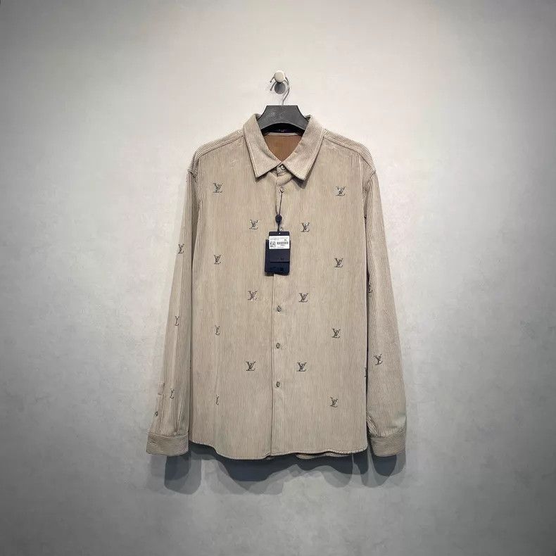 Louis Vuitton Louis Vuitton size 5l SS26 Corduroy Long Sleeve Shirt Size US M / EU 48-50 / 2 - 1 Thumbnail