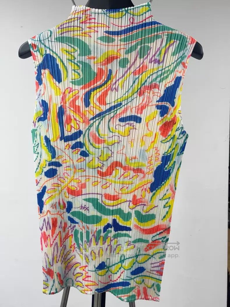 Issey Miyake Issey Miyake Color-Block Vest Size L / US 10 / IT 46 - 2 Thumbnail