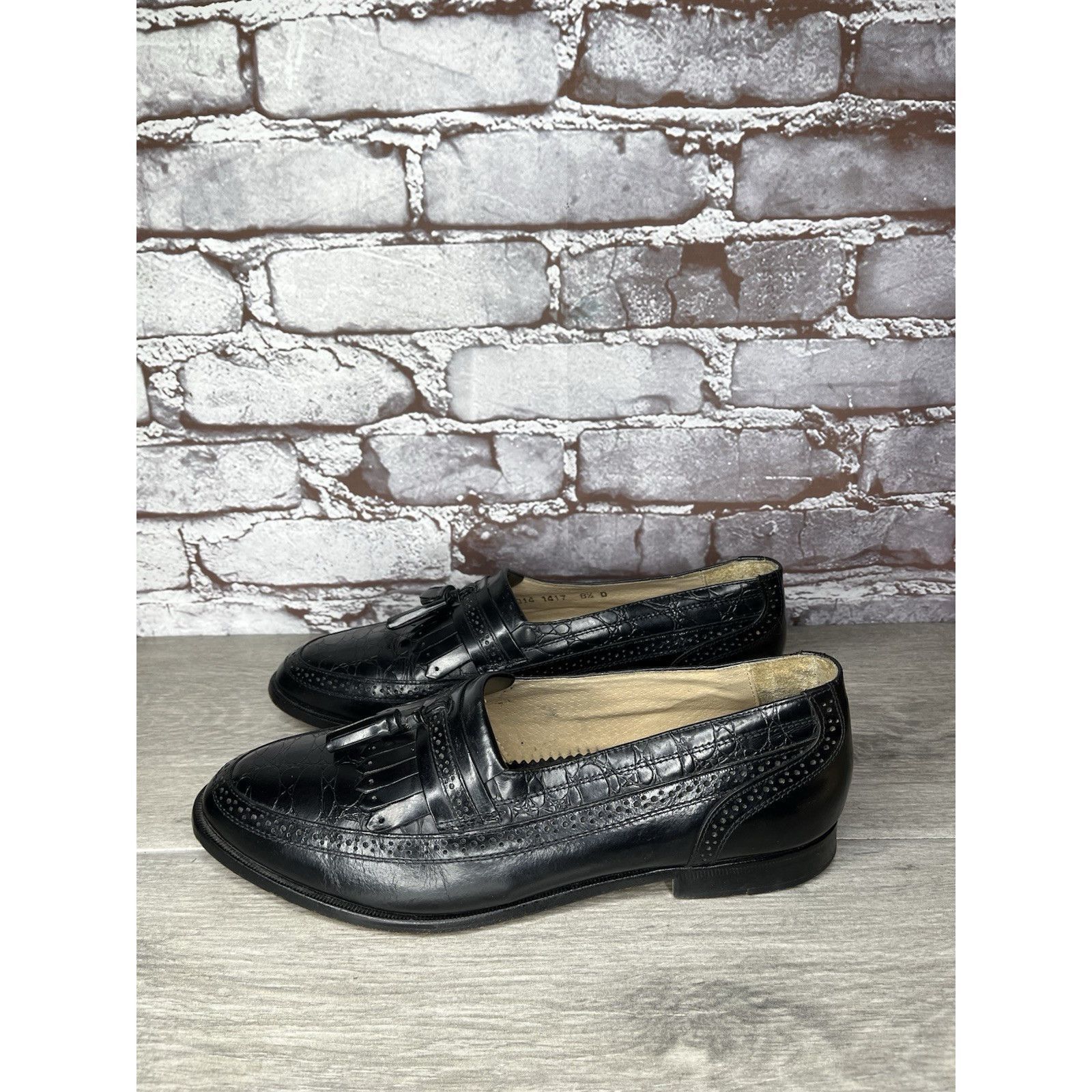 Towncraft Townscraft Black Leather Tassel Loafer Slip On Dress Shoes M Size US 8.5 / EU 41-42 - 17 Thumbnail