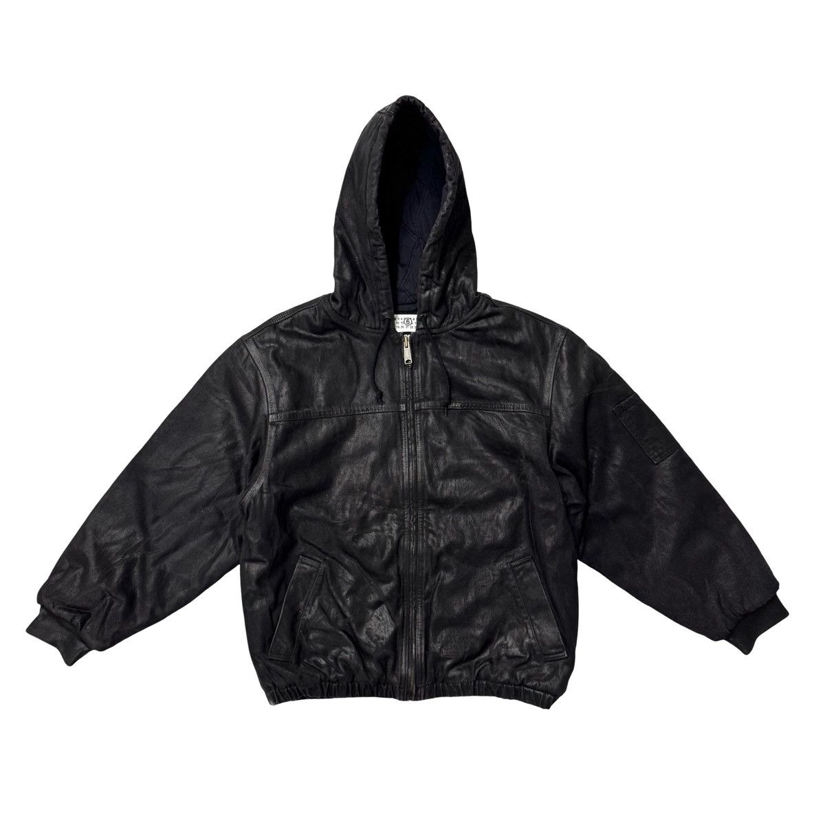 Supreme MM6 Maison Margiela Hooded Zipped Foiled Work Jacket