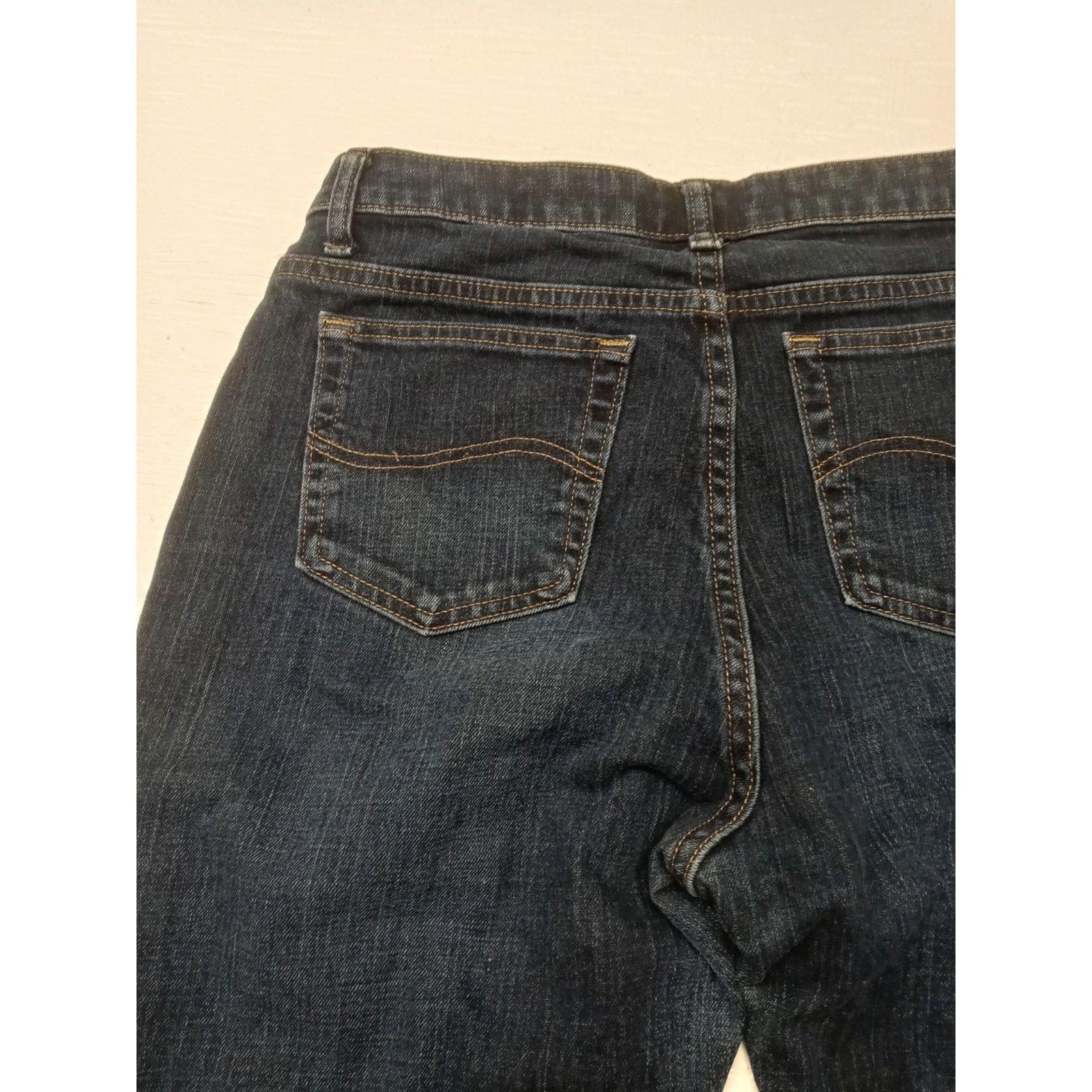 Lee Lee (12M)Women's Straight Boot Cut Blue Denim Jeans Size 34" / US 12 / IT 48 - 8 Thumbnail